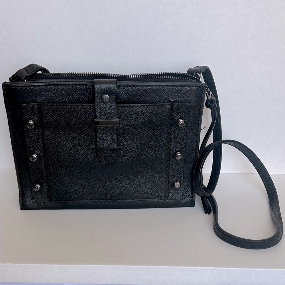 Botkier Black expandable compartments Crossbody Bag